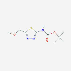 Tert-butyl [5-(methoxymethyl)-1,3,4-thiadiazol-2-yl]carbamate