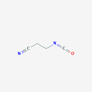 molecular formula C4H4N2O B8511083 3-Isocyanatopropanenitrile 