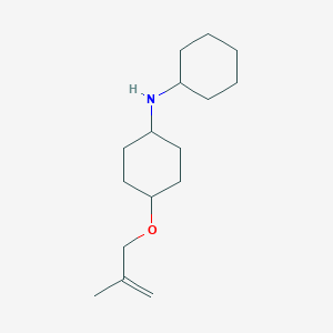 N-Cyclohexyl-4-[(2-methylprop-2-en-1-yl)oxy]cyclohexan-1-amine