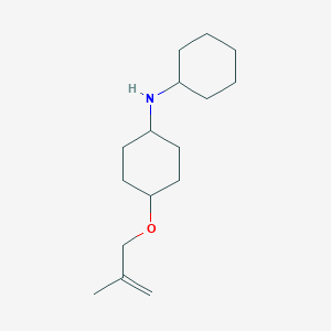 molecular formula C16H29NO B8511130 N-Cyclohexyl-4-[(2-methylprop-2-en-1-yl)oxy]cyclohexan-1-amine CAS No. 920280-43-9