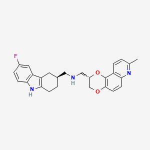 N-{[(3S)-6-fluoro-2,3,4,9-tetrahydro-1H-carbazole-3-yl]Methyl}-N-{[(2S)-8-methyl-2,3-dihydro[1,4]Dioxino[2,3-f]Quinolin-2-yl]methyl}amine