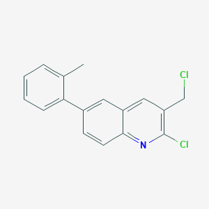 2-Chloro-3-(chloromethyl)-6-o-tolylquinoline