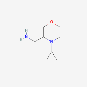 (4-Cyclopropylmorpholin-3-yl)methanamine