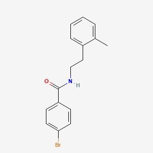 1-(4-Bromobenzoylamino)-2-(2-methylphenyl)ethane