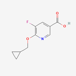 6-(cyclopropylmethoxy)-5-fluoronicotinic Acid