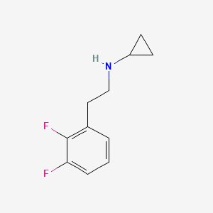 molecular formula C11H13F2N B8511290 Cyclopropyl-[2-(2,3-difluorophenyl)ethyl]amine 