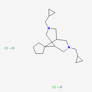 molecular formula C19H34Cl2N2 B8511334 Tedisamil dihydrochloride CAS No. 132523-84-3