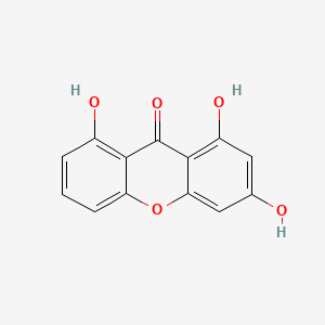 molecular formula C13H8O5 B8511361 1,3,8-Trihydroxyxanthone 