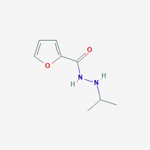 molecular formula C8H12N2O2 B8511392 N'-isopropylfuran-2-carbohydrazide 