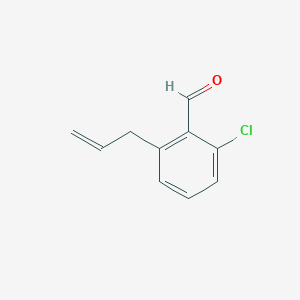 molecular formula C10H9ClO B8511412 2-Allyl-6-chlorobenzaldehyde 