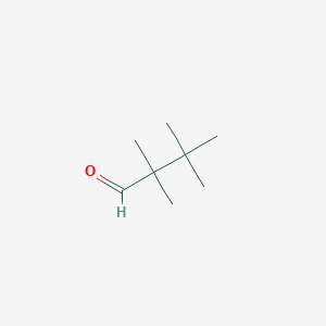 molecular formula C8H16O B8511428 2,2,3,3-Tetramethyl-butanal 