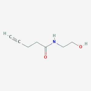 N-hydroxyethyl-4-pentynamide