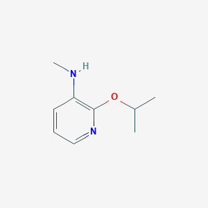 molecular formula C9H14N2O B8511751 (2-Isopropoxy-pyridin-3-yl)-methylamine 