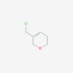molecular formula C6H9ClO B8511775 3-chloromethyl-5,6-dihydro-2H-pyran CAS No. 97986-35-1