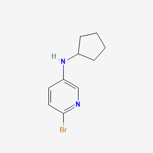 6-Bromo-N-cyclopentylpyridin-3-amine