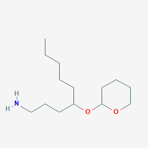 B8511809 4-(2-Tetrahydropyranyloxy)nonylamine CAS No. 54460-22-9