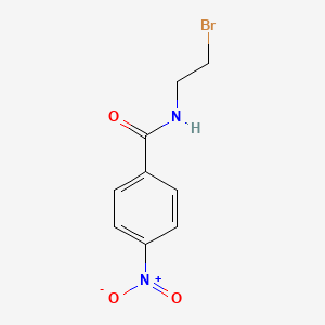 molecular formula C9H9BrN2O3 B8511835 N-(2-Bromoethyl)-p-nitrobenzamide 