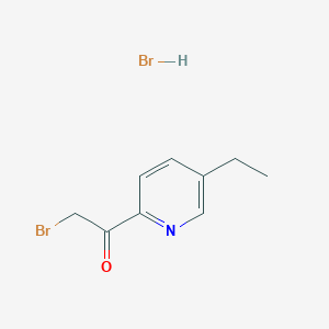 2-bromo-1-(5-ethylpyridin-2-yl)ethanone;hydrobromide