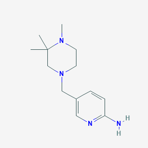 5-(3,3,4-Trimethyl-piperazin-1-ylmethyl)-pyridin-2-ylamine