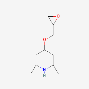 molecular formula C12H23NO2 B8511891 2,2,6,6-Tetramethyl-4-[(oxiran-2-yl)methoxy]piperidine CAS No. 70656-11-0