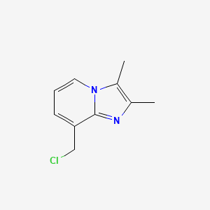 molecular formula C10H11ClN2 B8511907 8-Chloromethyl-2,3-dimethylimidazo[1,2-a]pyridine 