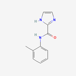 molecular formula C11H11N3O B8511914 N-o-Tolyl-1H-imidazole-2-carboxamide 