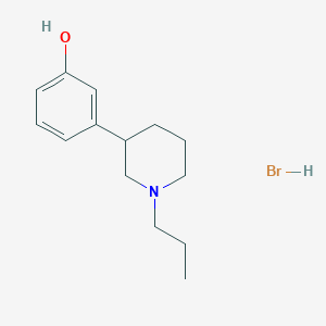 B8511969 3-(1-Propyl-3-piperidinyl)phenol hydrobromide CAS No. 79412-27-4