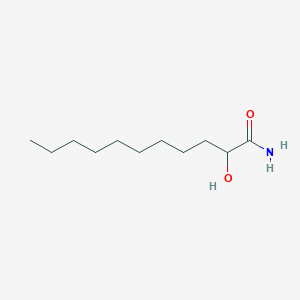 molecular formula C11H23NO2 B8512013 2-Hydroxyundecanamide 