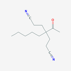 4-Acetyl-4-pentylheptanedinitrile