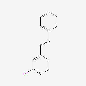 molecular formula C14H11I B8512069 1-Iodo-3-(2-phenylethenyl)benzene CAS No. 81228-91-3
