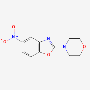 2-Morpholino-5-nitrobenzo[d]oxazole