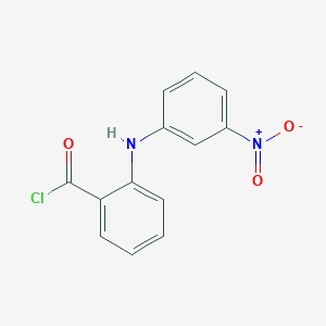 2-(3-Nitroanilino)benzoyl chloride