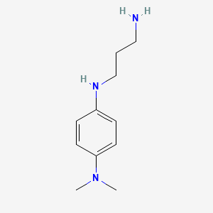 molecular formula C11H19N3 B8512189 3-(4-Dimethylamino-phenylamino)-propylamine 
