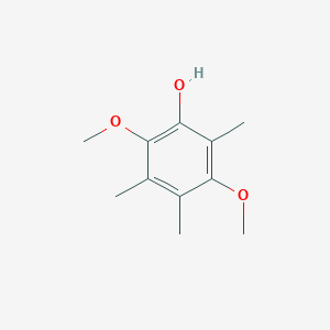 molecular formula C11H16O3 B8512199 2,5-Dimethoxy-3,4,6-trimethylphenol 