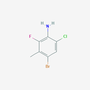 2-Chloro-4-bromo-5-methyl-6-fluoroaniline