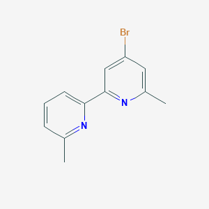 molecular formula C12H11BrN2 B8512431 4-Bromo-6,6'-dimethyl-2,2'-bipyridine 