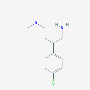 3-(4-chloro-phenyl)-N1,N1-dimethyl-butane-1,4-diamine