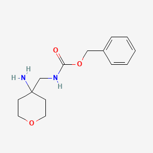benzyl ((4-aminotetrahydro-2H-pyran-4-yl)methyl)carbamate