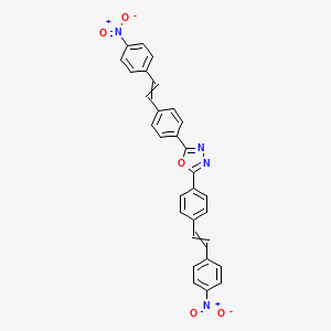 2,5-Bis{4-[2-(4-nitrophenyl)ethenyl]phenyl}-1,3,4-oxadiazole