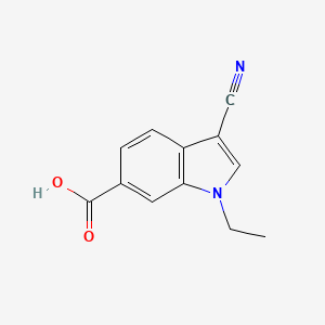 3-cyano-1-ethyl-1H-indole-6-carboxylic acid