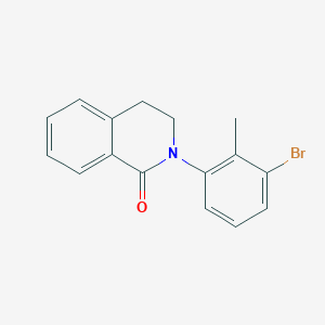 2-(3-bromo-2-methylphenyl)-3,4-dihydroisoquinolin-1(2H)-one