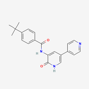 3-(4-tert-Butylbenzoylamino)-5-(pyridin-4-yl)-(1H)-pyridin-2-one