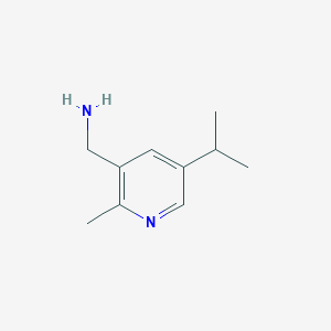 molecular formula C10H16N2 B8512701 (5-Isopropyl-2-methylpyridin-3-yl)methanamine 