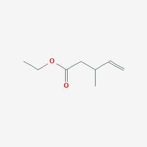 molecular formula C8H14O2 B8512708 Ethyl 3-methylpent-4-enoate CAS No. 7796-71-6