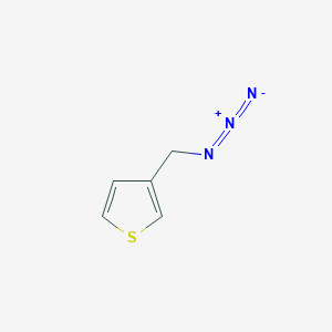 molecular formula C5H5N3S B8512734 3-(Azidomethyl)thiophene CAS No. 129820-45-7