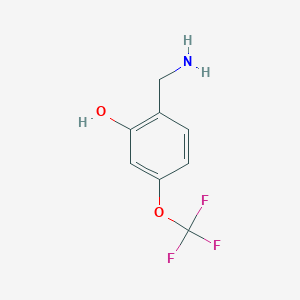 2-Aminomethyl-5-trifluoromethoxy-phenol