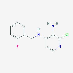 3-Amino-2-chloro-4-[(2-fluorobenzyl)amino]pyridine