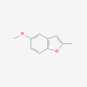 molecular formula C10H10O2 B085128 5-甲氧基-2-甲基苯并呋喃 CAS No. 13391-27-0