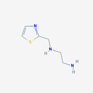 molecular formula C6H11N3S B8512801 N-(2-thiazolylmethyl)ethylenediamine 