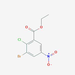 Ethyl 2-chloro-3-bromo-5-nitrobenzoate